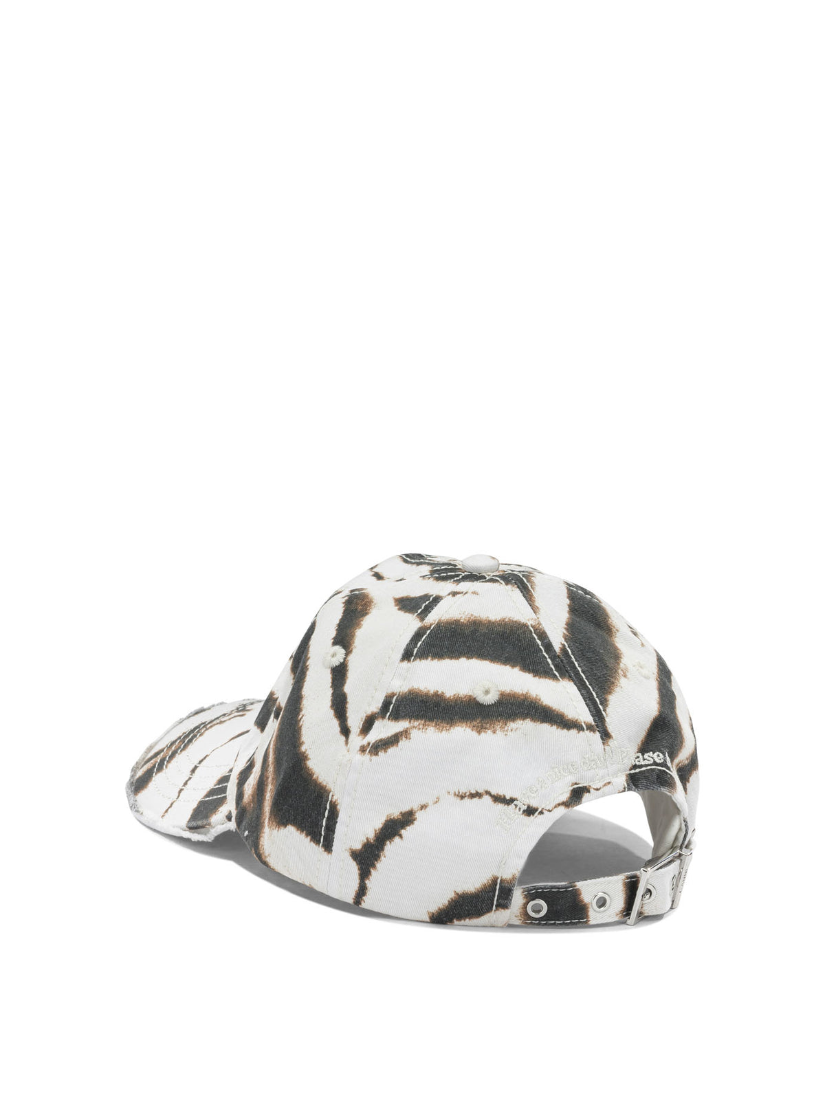 Ganni "Zebra" baseball cap - White