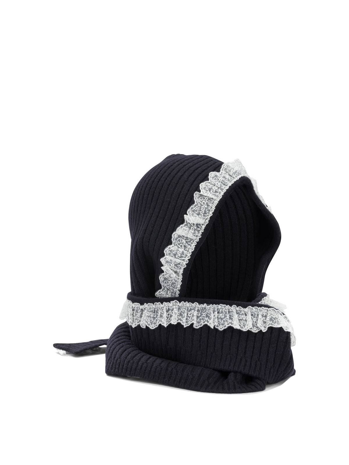 Ganni Wool balaclava - Blue