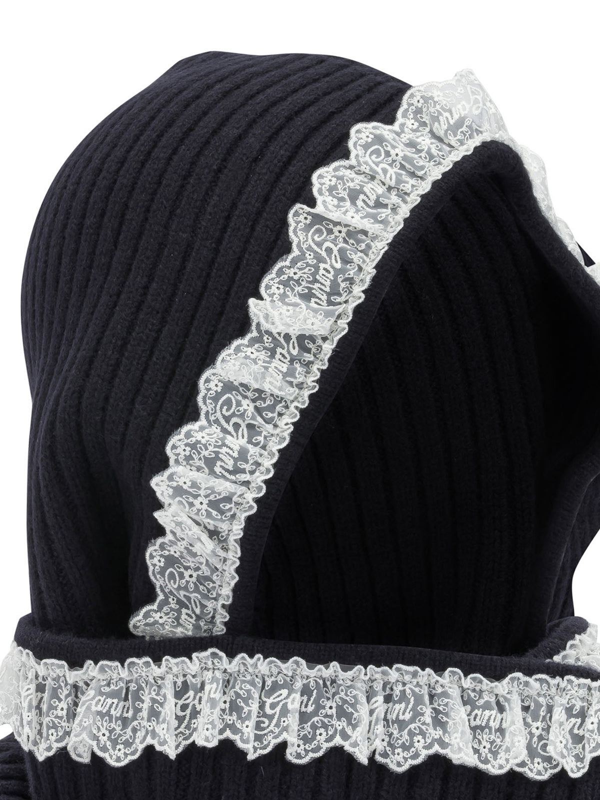 Ganni Wool balaclava - Blue