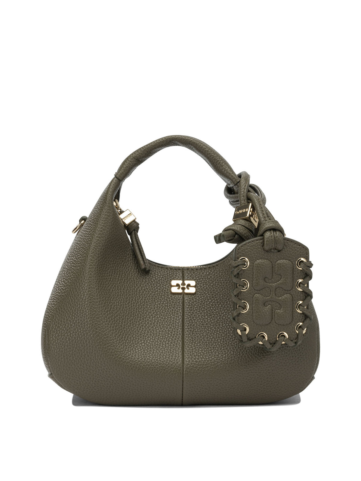 Ganni "Hobo" Small hand bag - Green