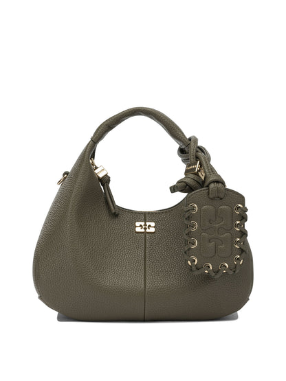 Ganni "Hobo" Small hand bag - Green