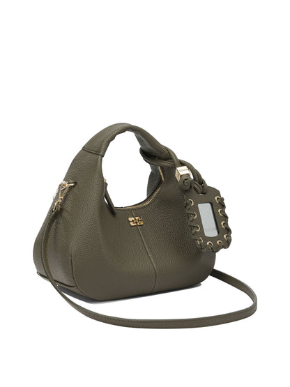 Ganni "Hobo" Small hand bag - Green