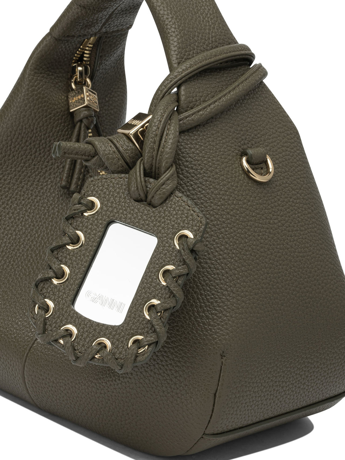 Ganni "Hobo" Small hand bag - Green