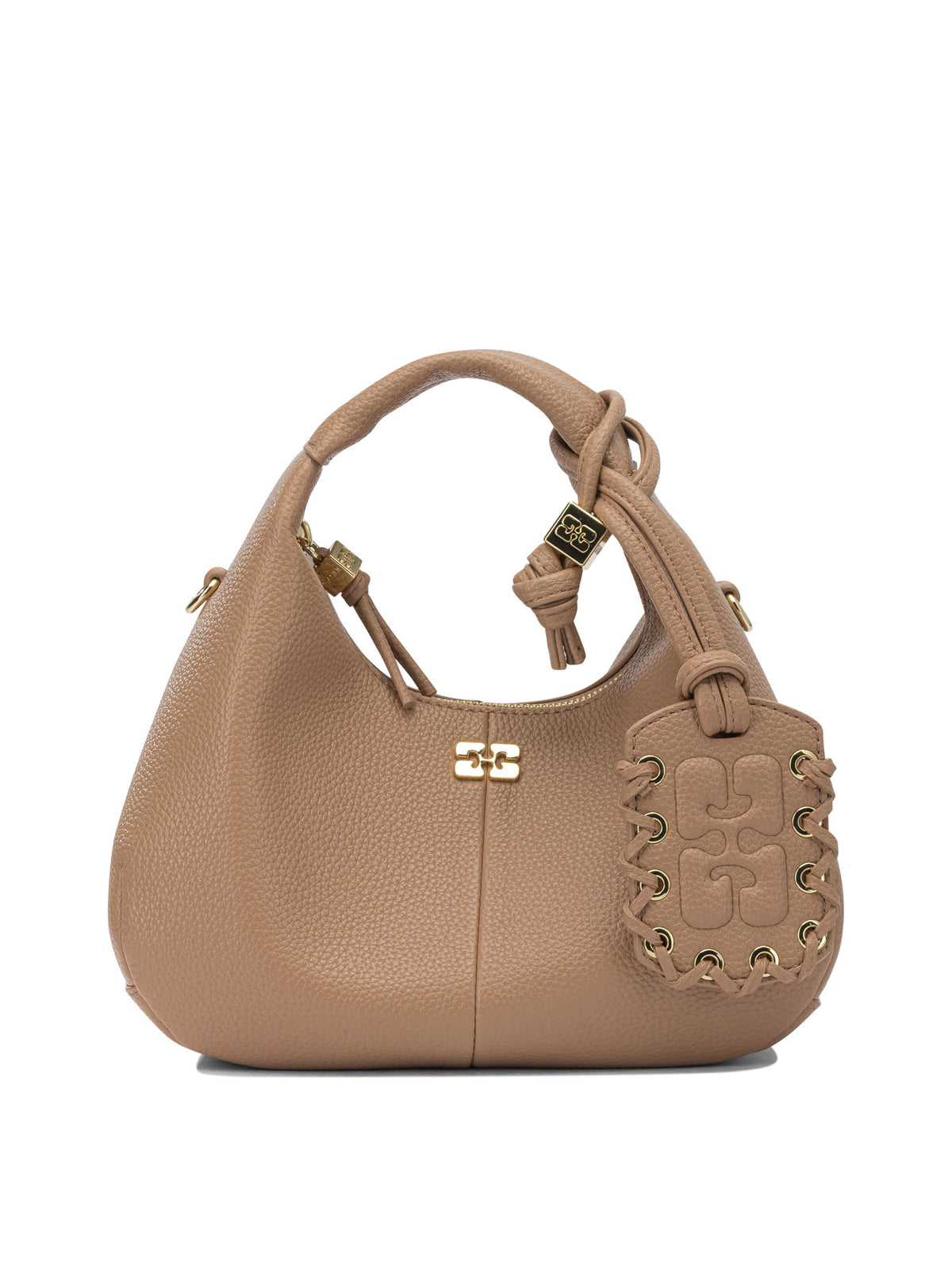 Ganni "Hobo" Small hand bag - Brown