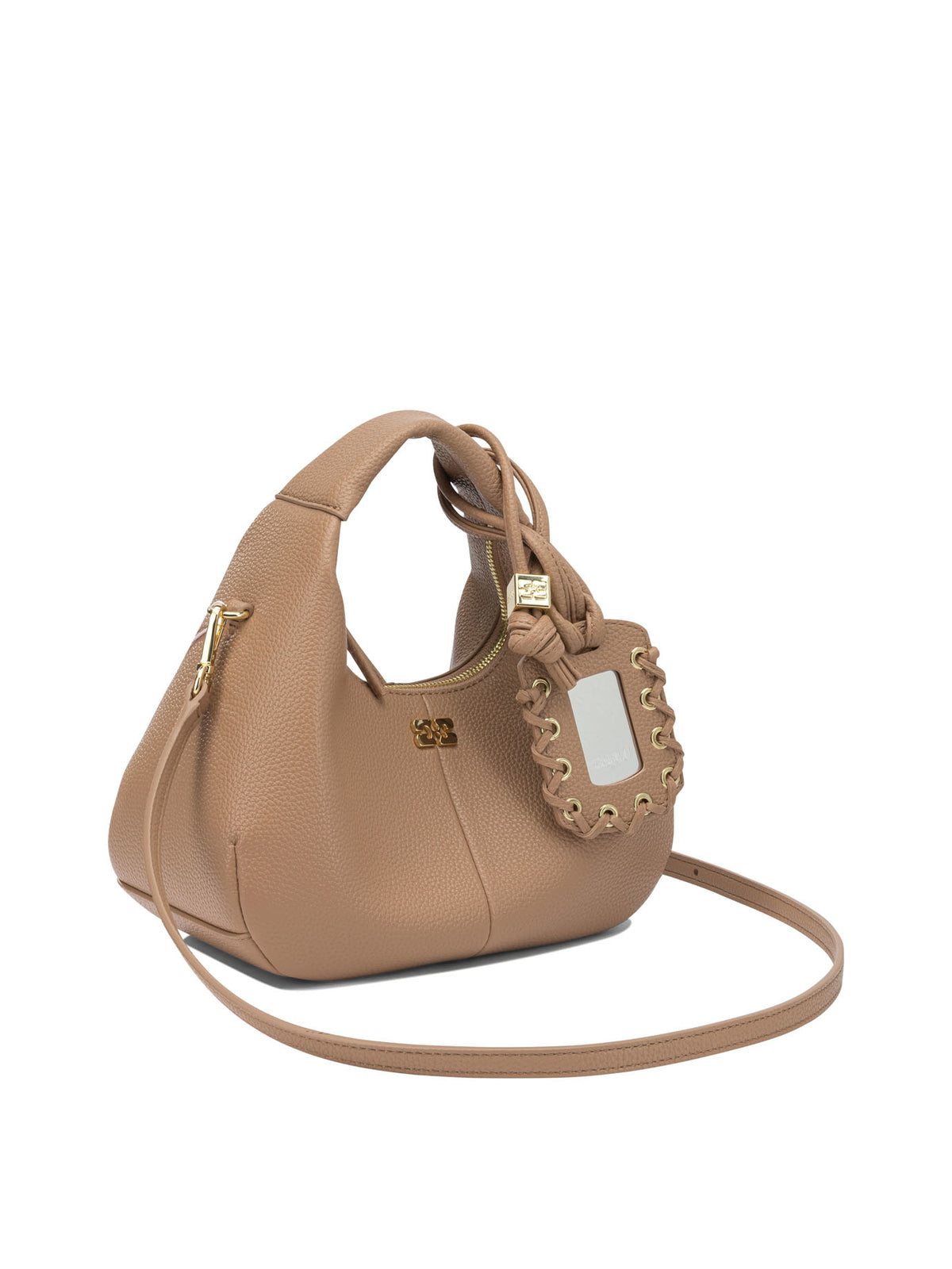 Ganni "Hobo" Small hand bag - Brown