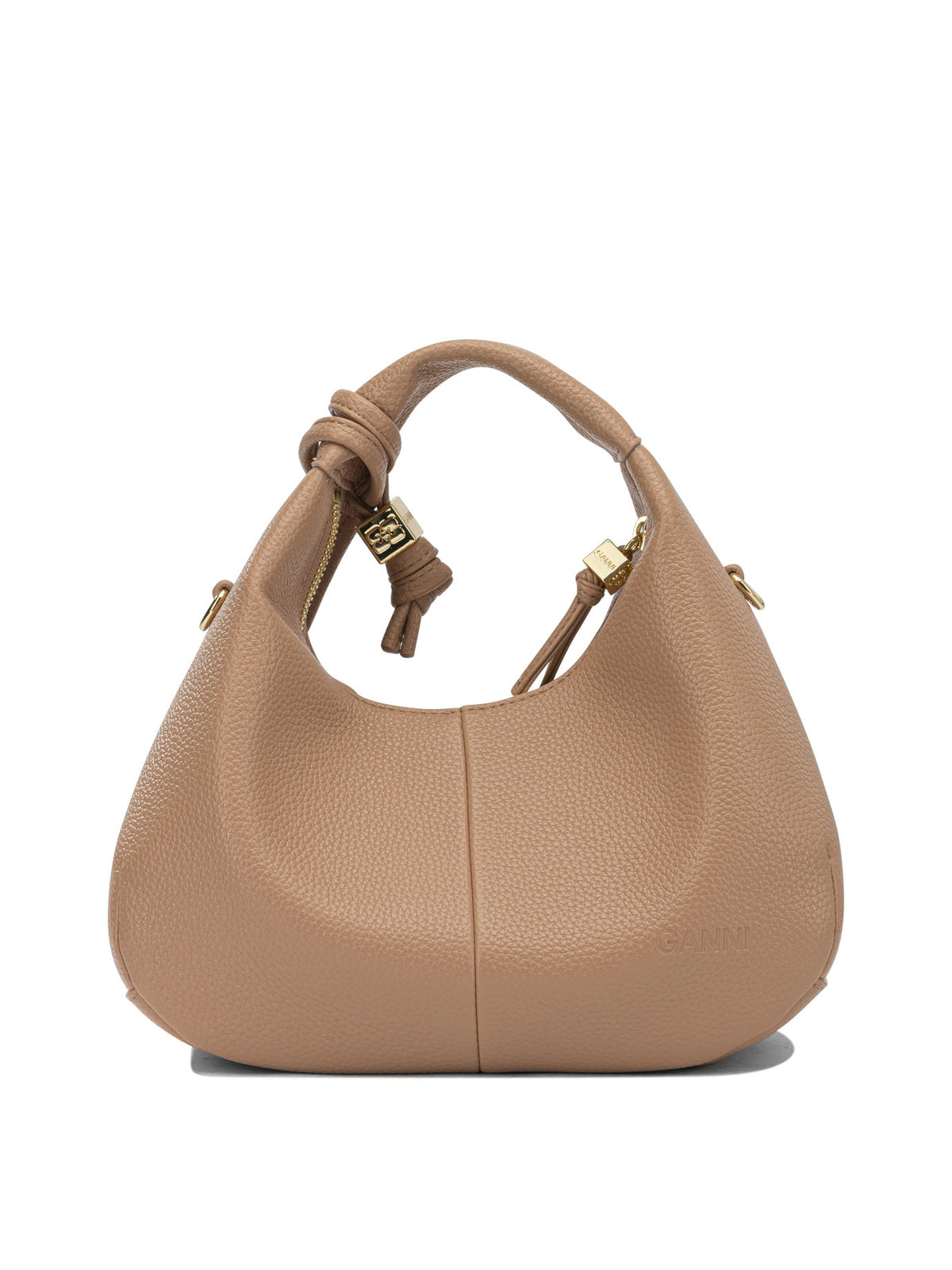 Ganni "Hobo" Small hand bag - Brown