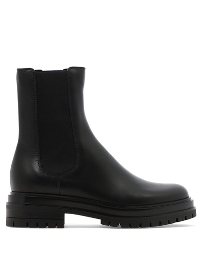 Gianvito Rossi "Chester" Chelsea Boots - Black