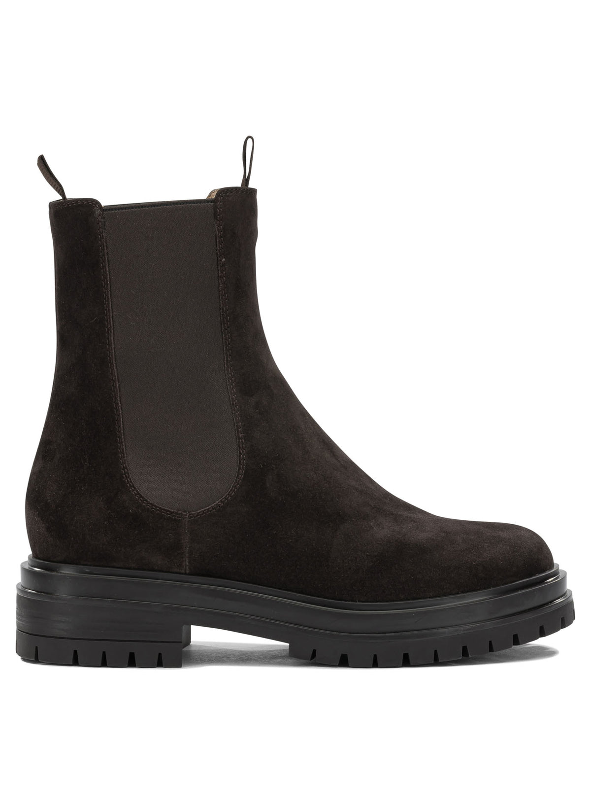 Gianvito Rossi "Chester" Pull-On Ankle Boots - Brown