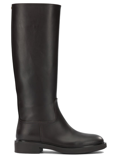 Gianvito Rossi "Ascott" Knee-High Boots - Brown