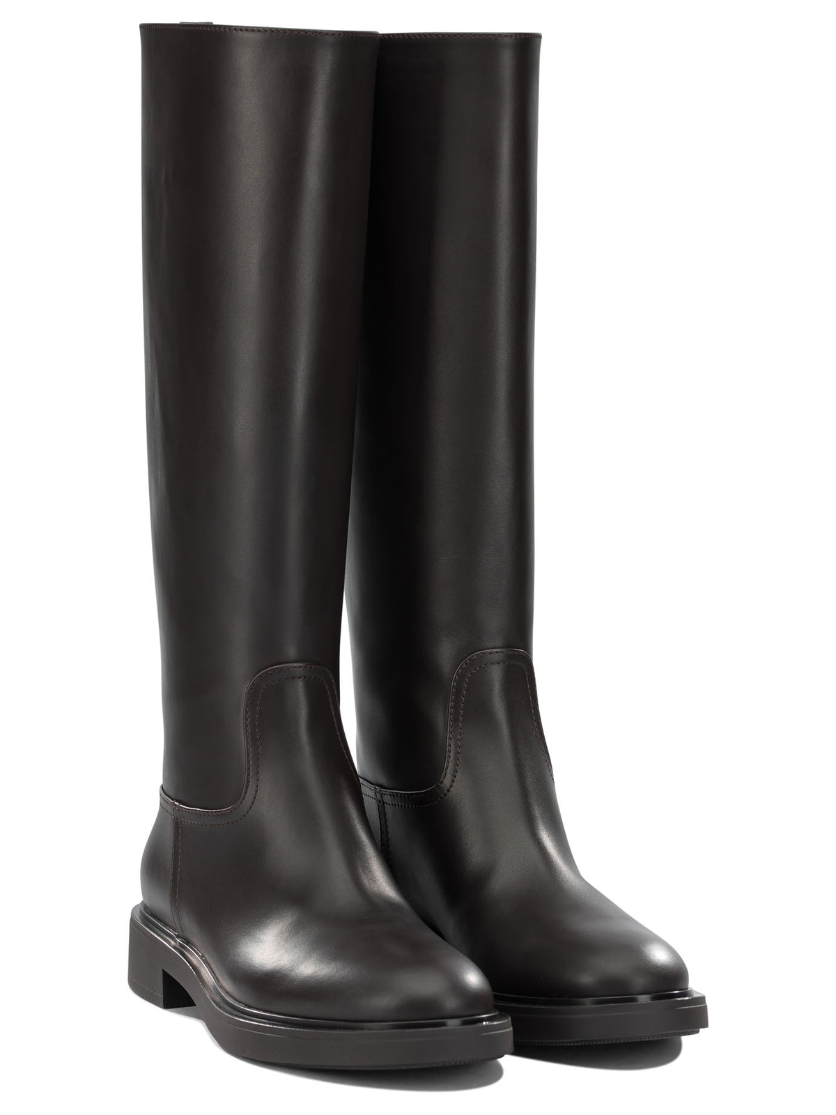 Gianvito Rossi "Ascott" Knee-High Boots - Brown