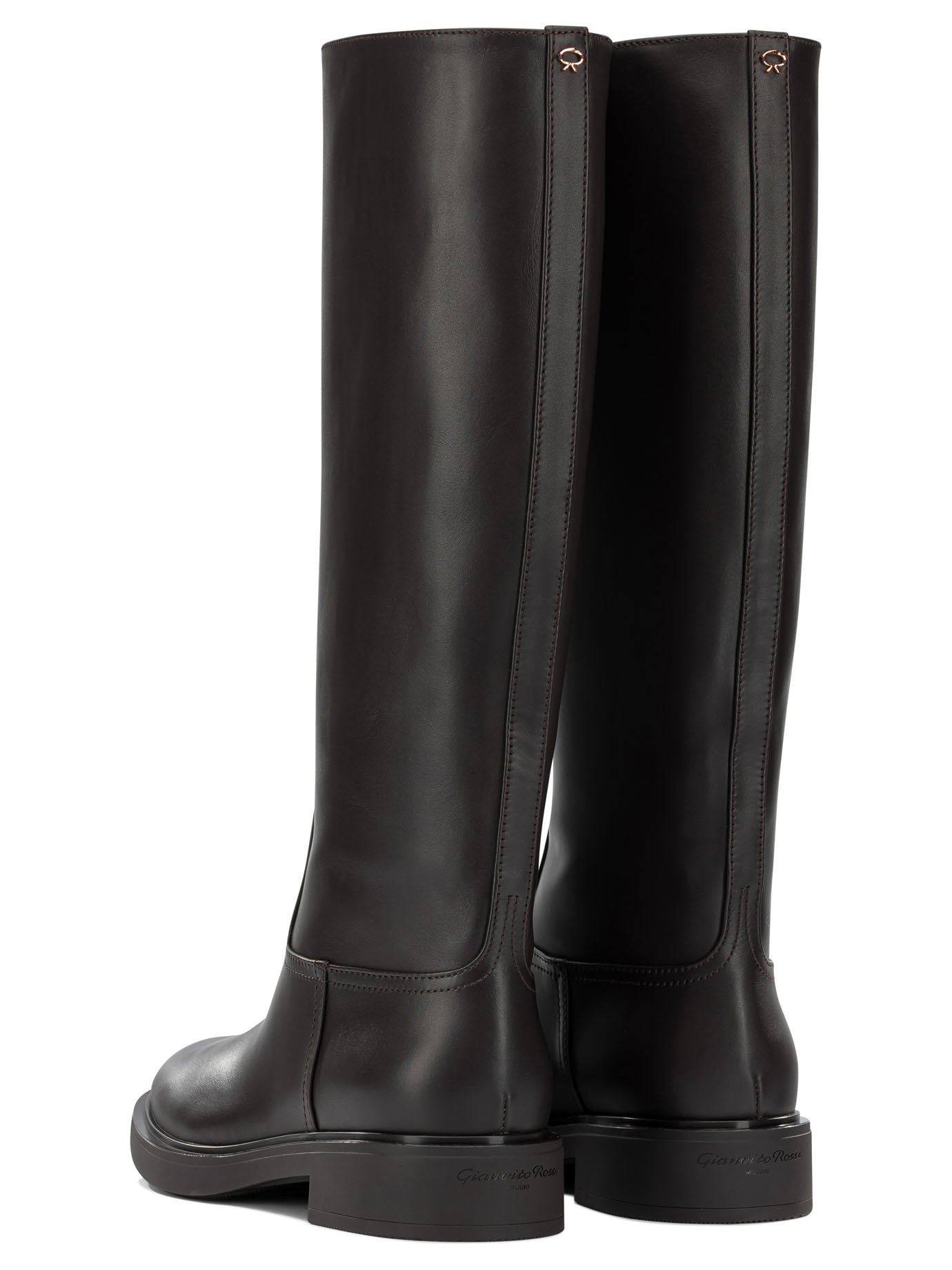 Gianvito Rossi "Ascott" Knee-High Boots - Brown