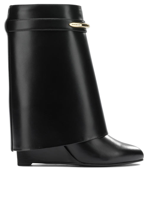 Givenchy "Shark Pinch 90mm" Ankle Boots - Black