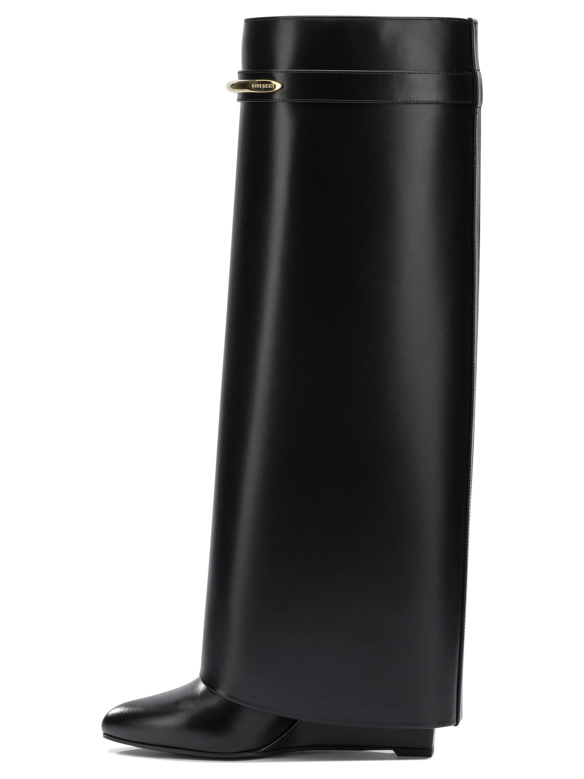 Givenchy "Shark Pinch" Knee Boots - Black
