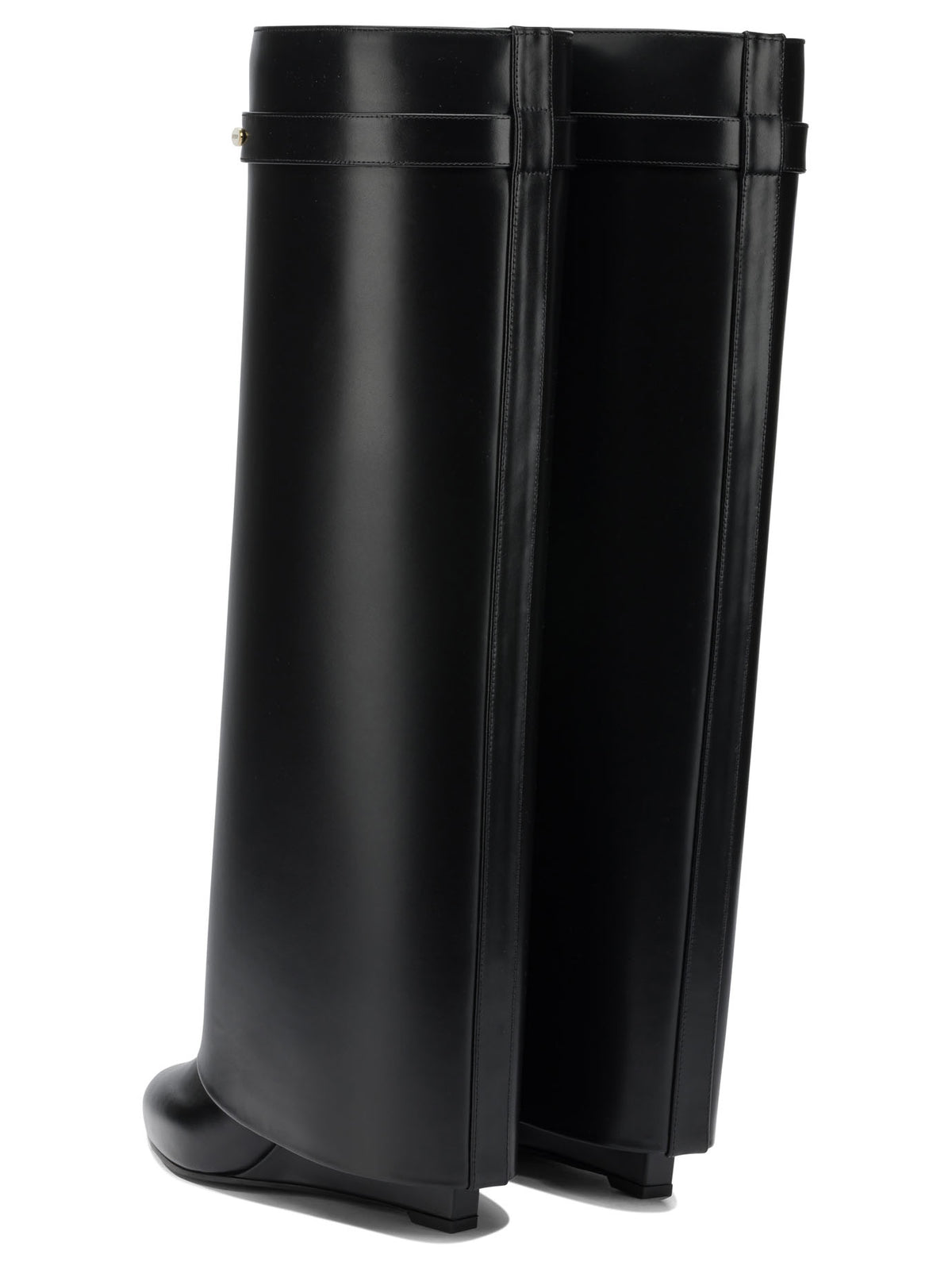 Givenchy "Shark Pinch" Knee Boots - Black