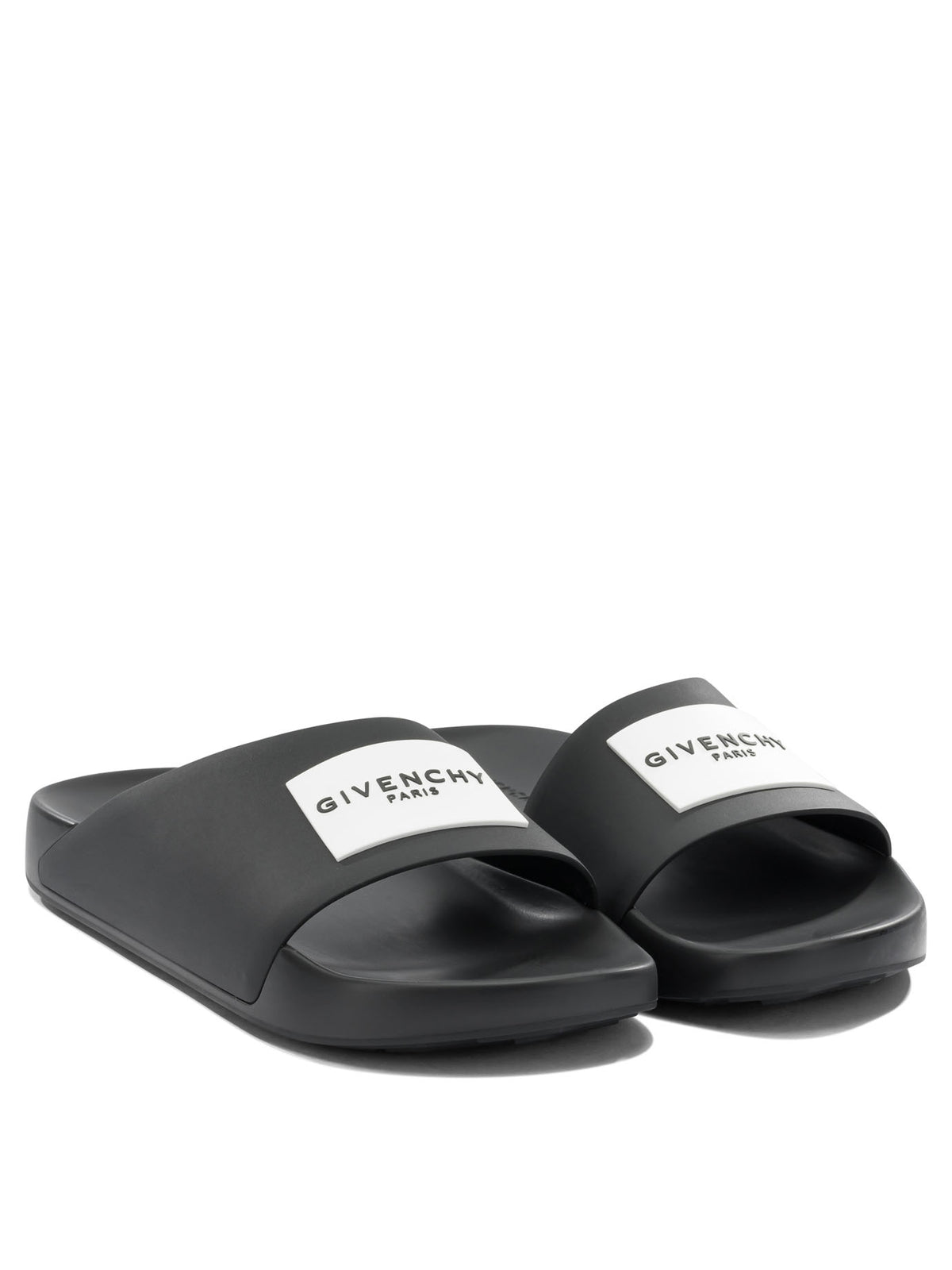 Givenchy "Label" Slides - Black
