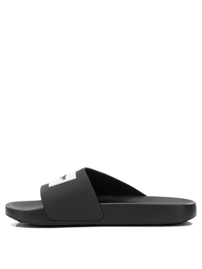 Givenchy "Label" Slides - Black