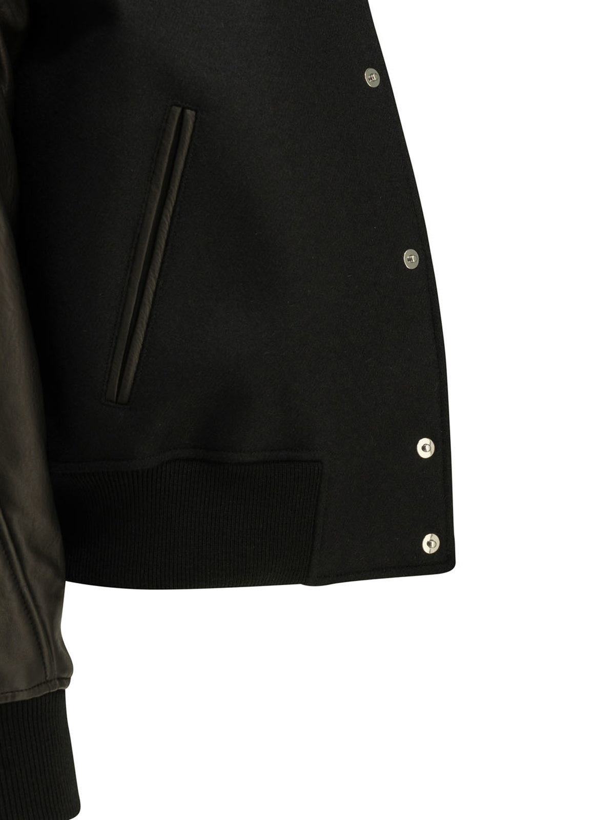 Givenchy Wool bomber jacket with reverse logo - Black