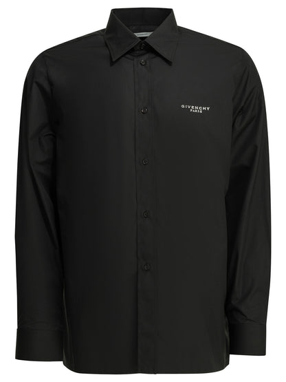 Givenchy Casual Shirt with Logo - Black