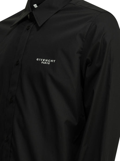 Givenchy Casual Shirt with Logo - Black