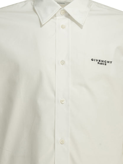 Givenchy Casual Shirt with Logo - White