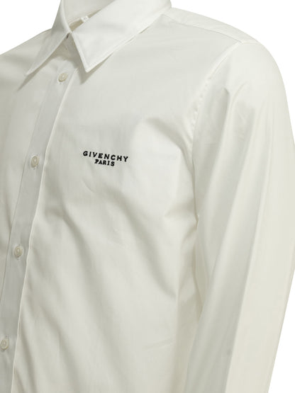 Givenchy Casual Shirt with Logo - White