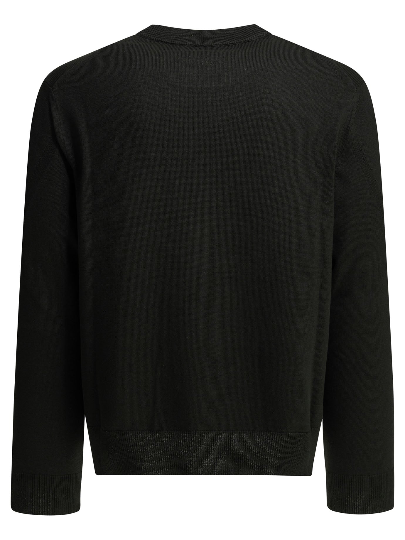 Givenchy "Couture Seam" Crew-Neck Sweater - Black