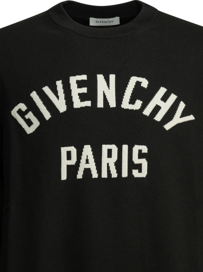 Givenchy "Couture Seam" Crew-Neck Sweater - Black