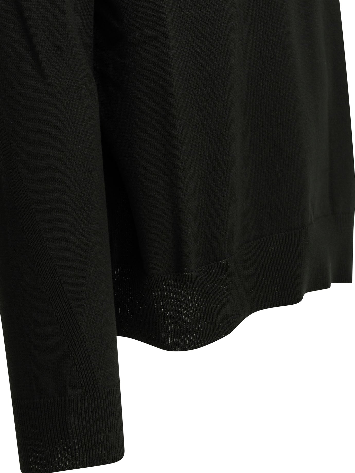 Givenchy "Couture Seam" Crew-Neck Sweater - Black