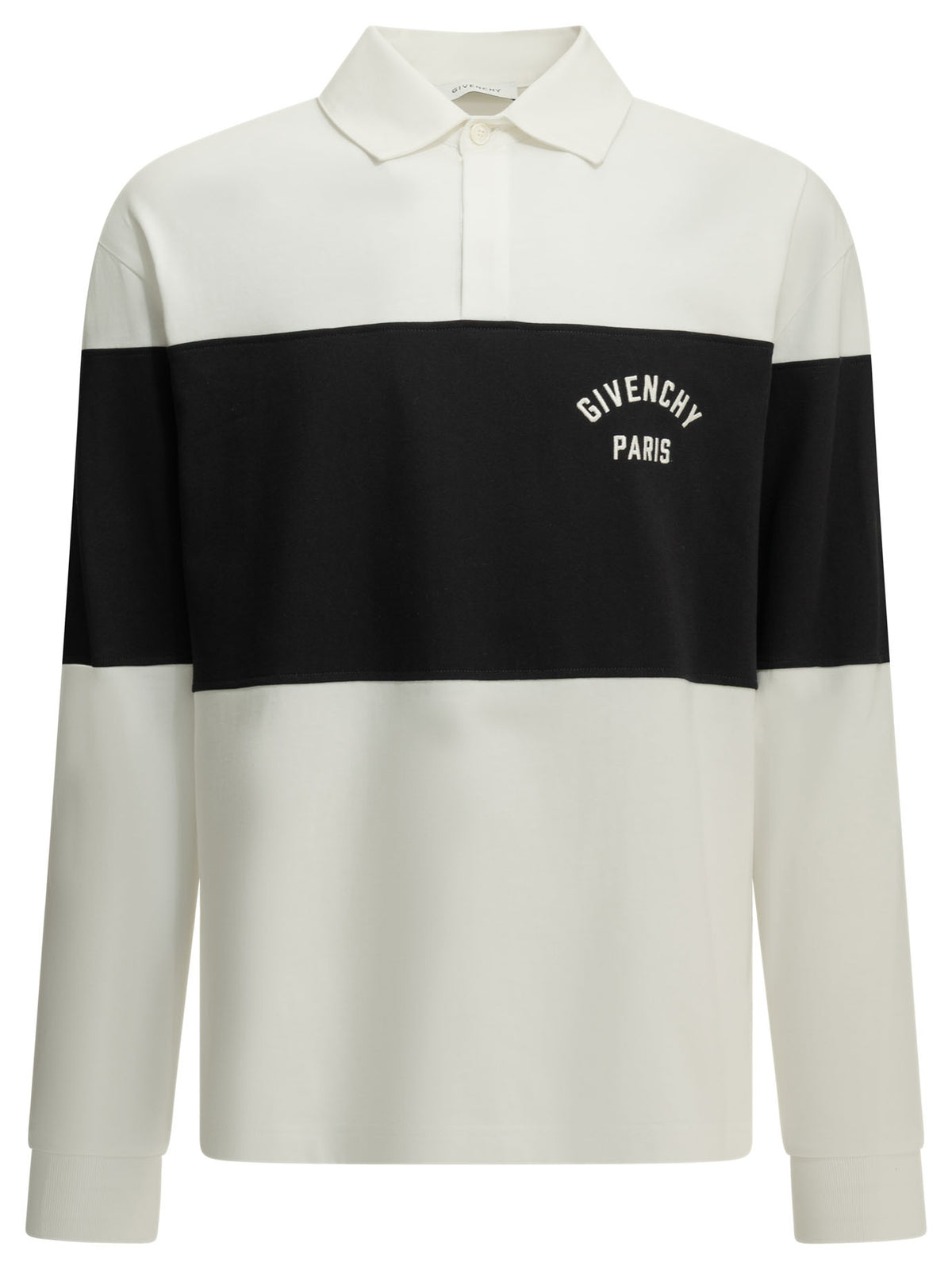 Givenchy "Givenchy" Polo Shirt with buttons - White
