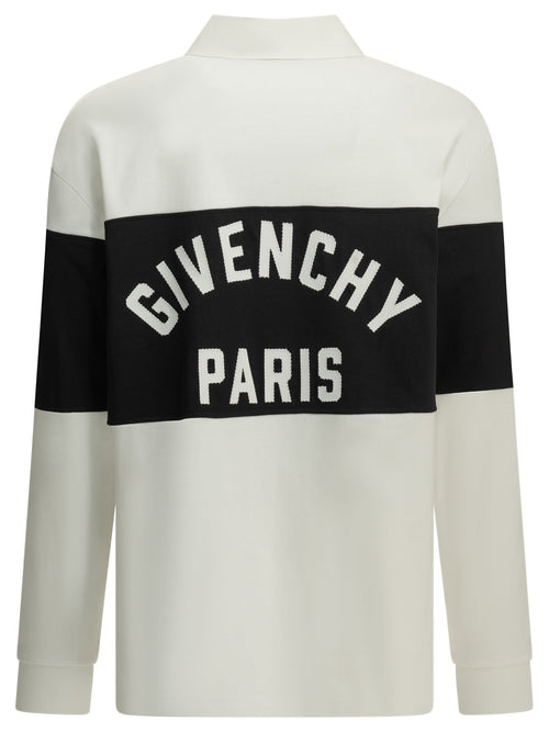 Givenchy "Givenchy" Polo Shirt with buttons - White
