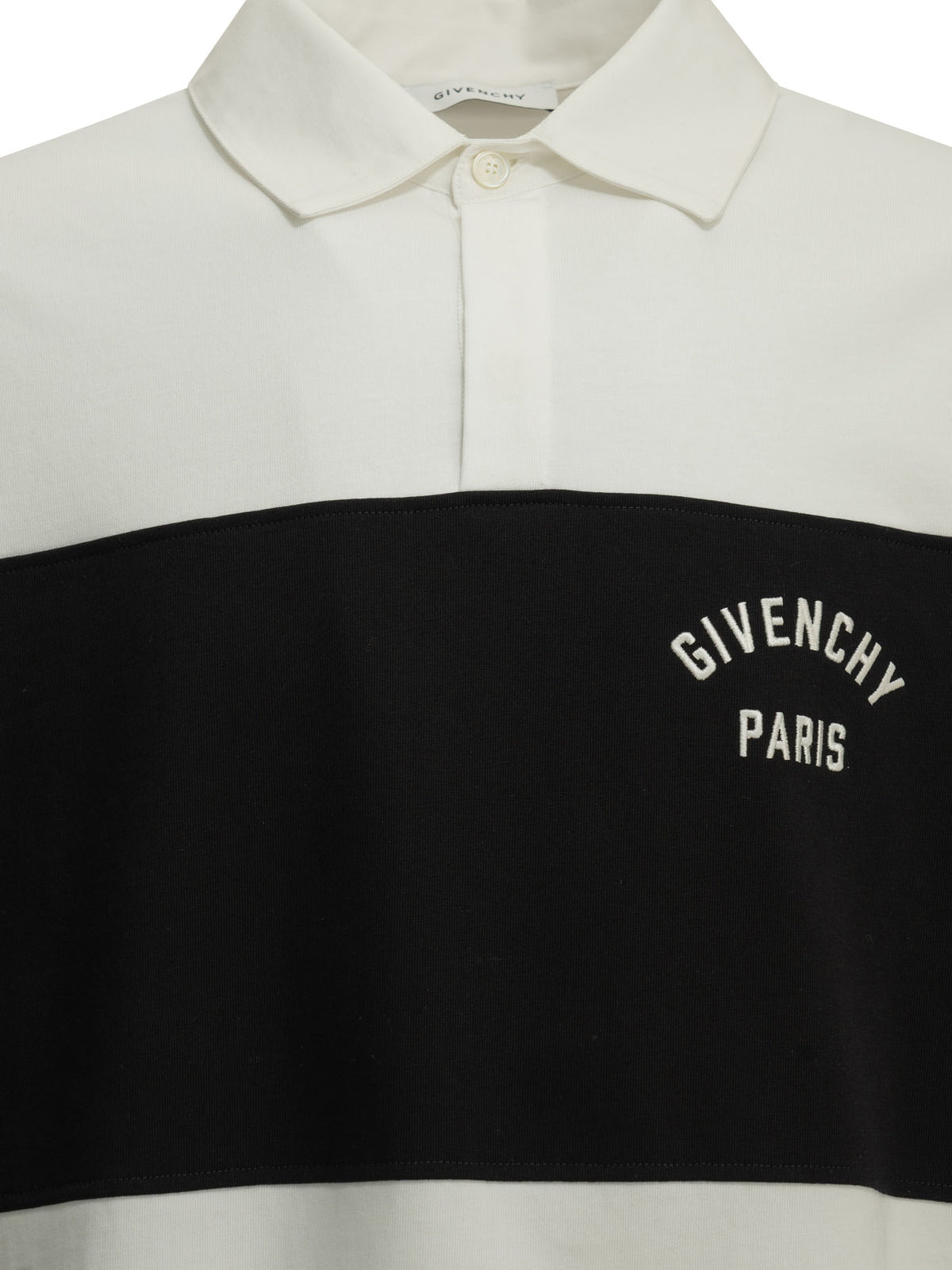 Givenchy "Givenchy" Polo Shirt with buttons - White