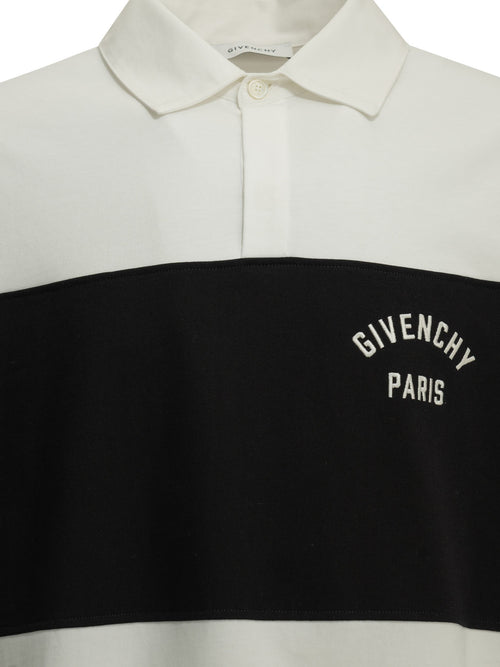 Givenchy "Givenchy" Polo Shirt with buttons - White