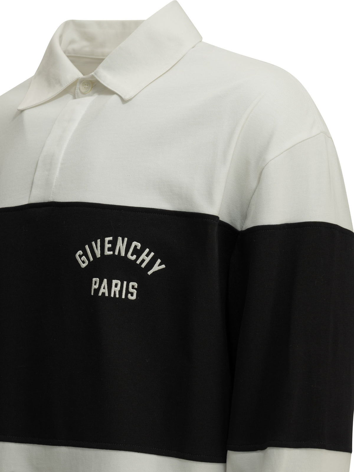 Givenchy "Givenchy" Polo Shirt with buttons - White