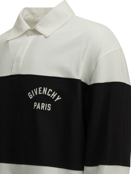 Givenchy "Givenchy" Polo Shirt with buttons - White