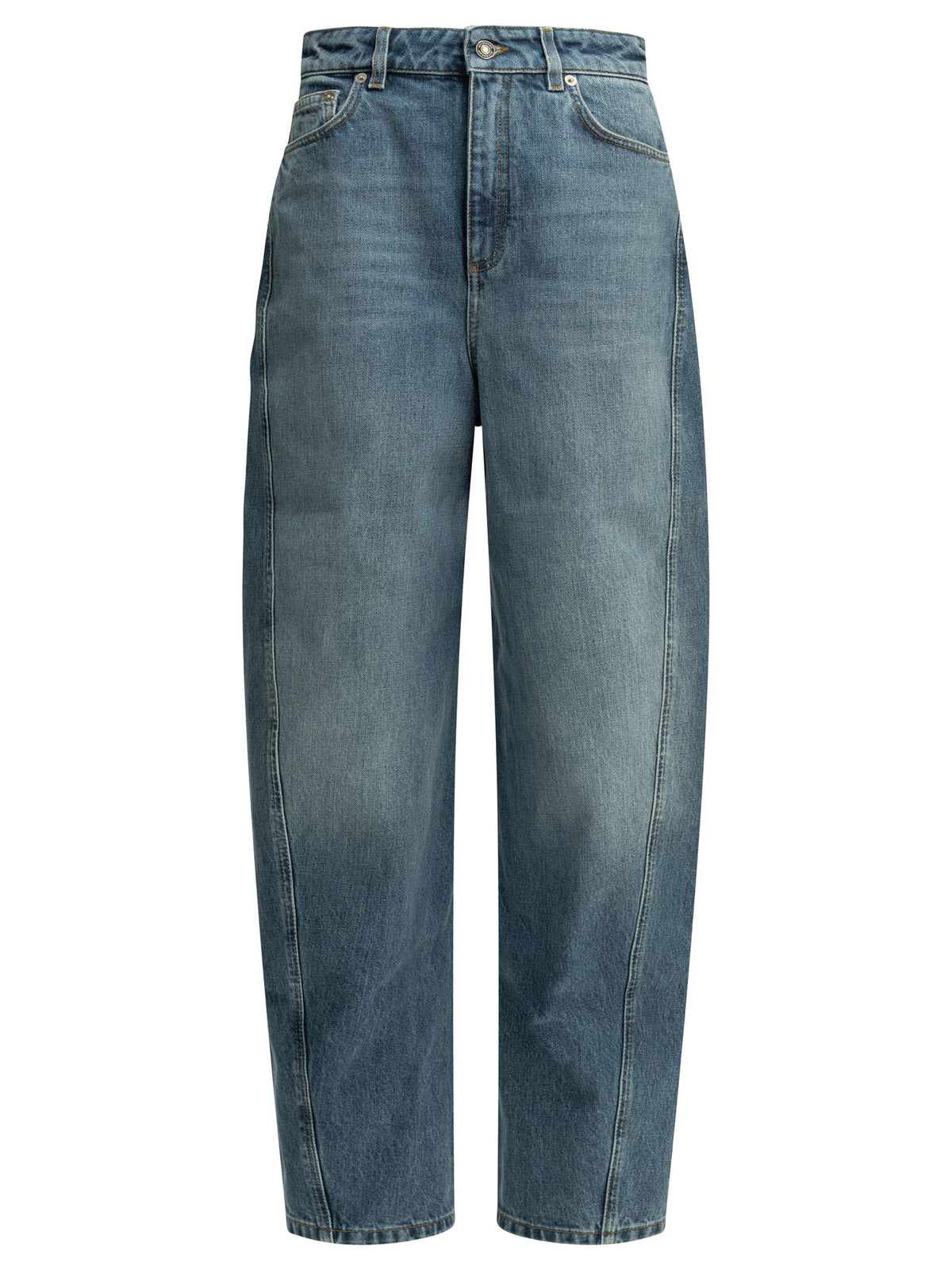 Givenchy "Cocoon" Wide-Leg Jeans - Light Blue
