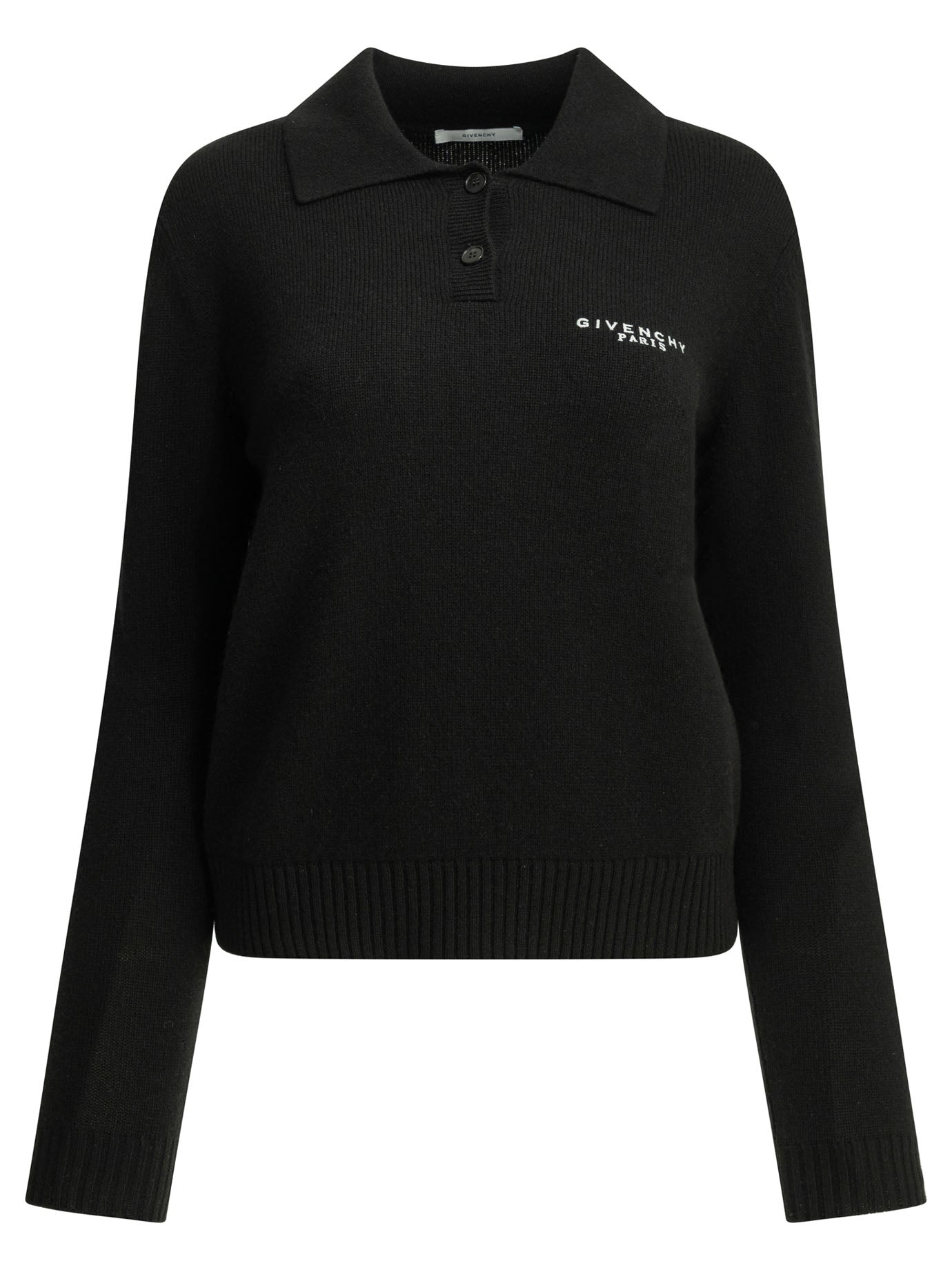 Givenchy Logo polo sweater - Black