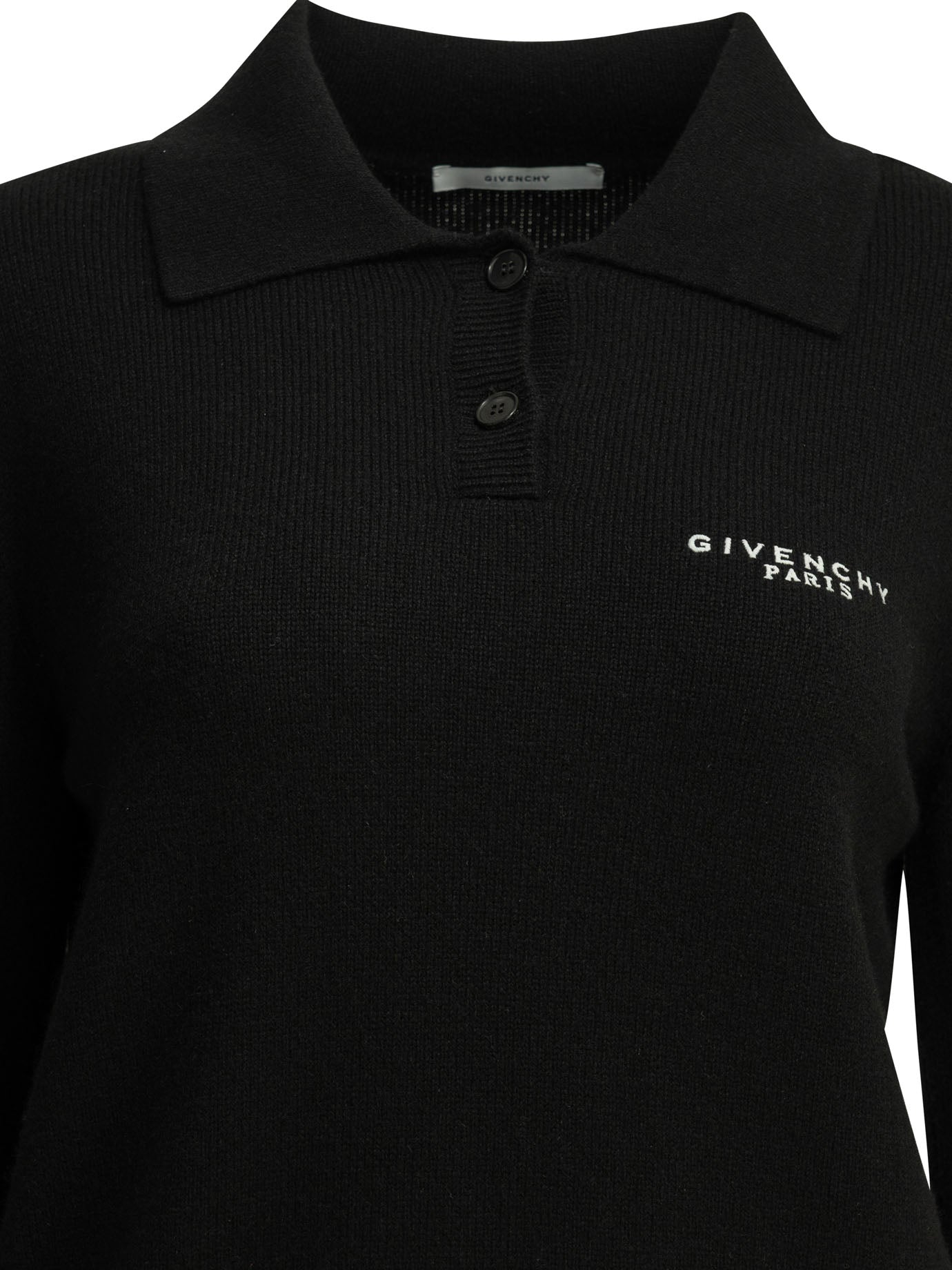 Givenchy Logo polo sweater - Black