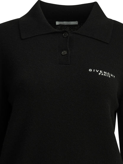 Givenchy Logo polo sweater - Black