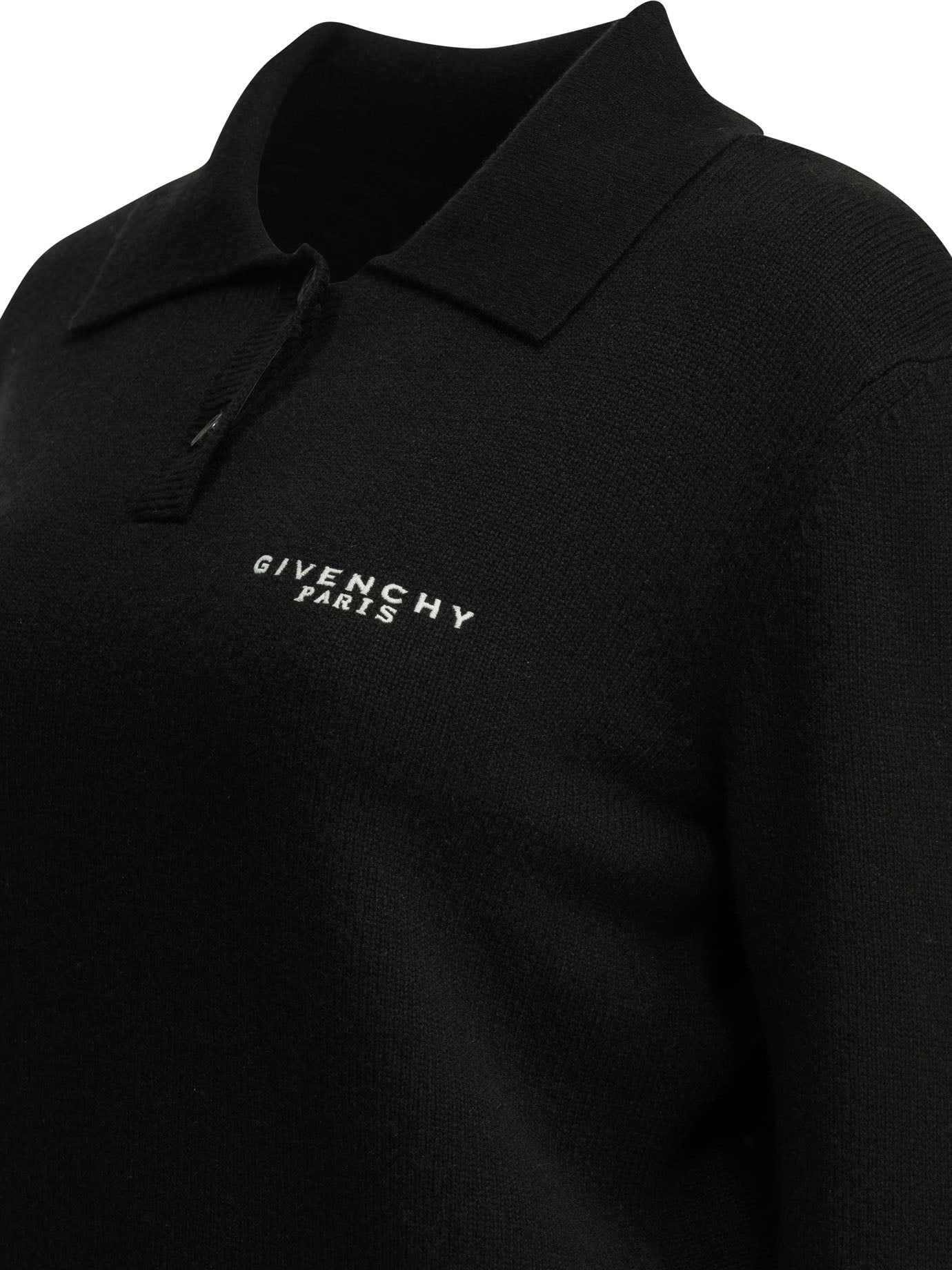 Givenchy Logo polo sweater - Black