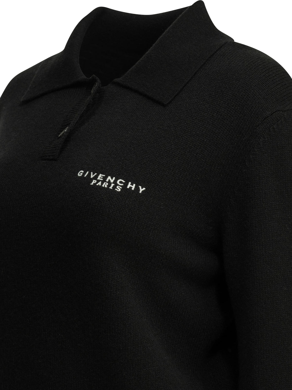 Givenchy Logo polo sweater - Black