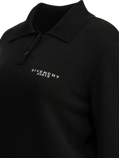 Givenchy Logo polo sweater - Black