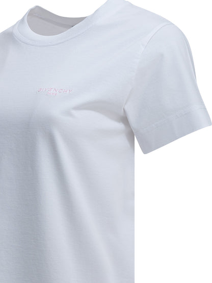 Givenchy Crewneck T-shirt with logo - White
