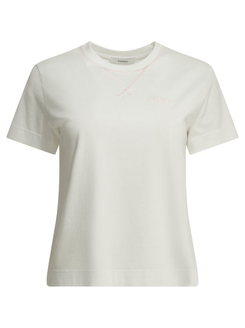 Givenchy Crew-neck T-shirt with logo - White