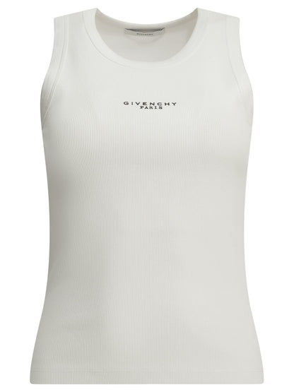 Givenchy Logo tank top - White