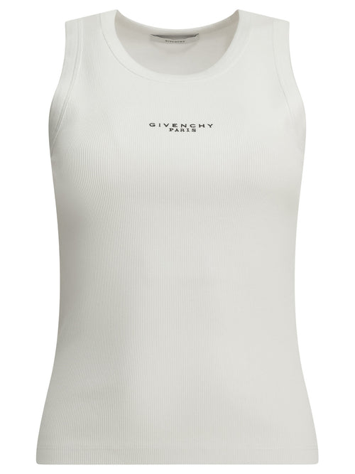 Givenchy Logo tank top - White
