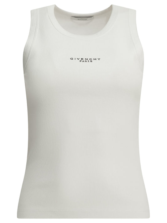 Givenchy Logo tank top - White