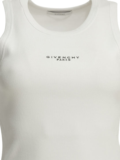 Givenchy Logo tank top - White