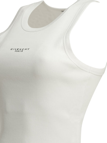 Givenchy Logo tank top - White