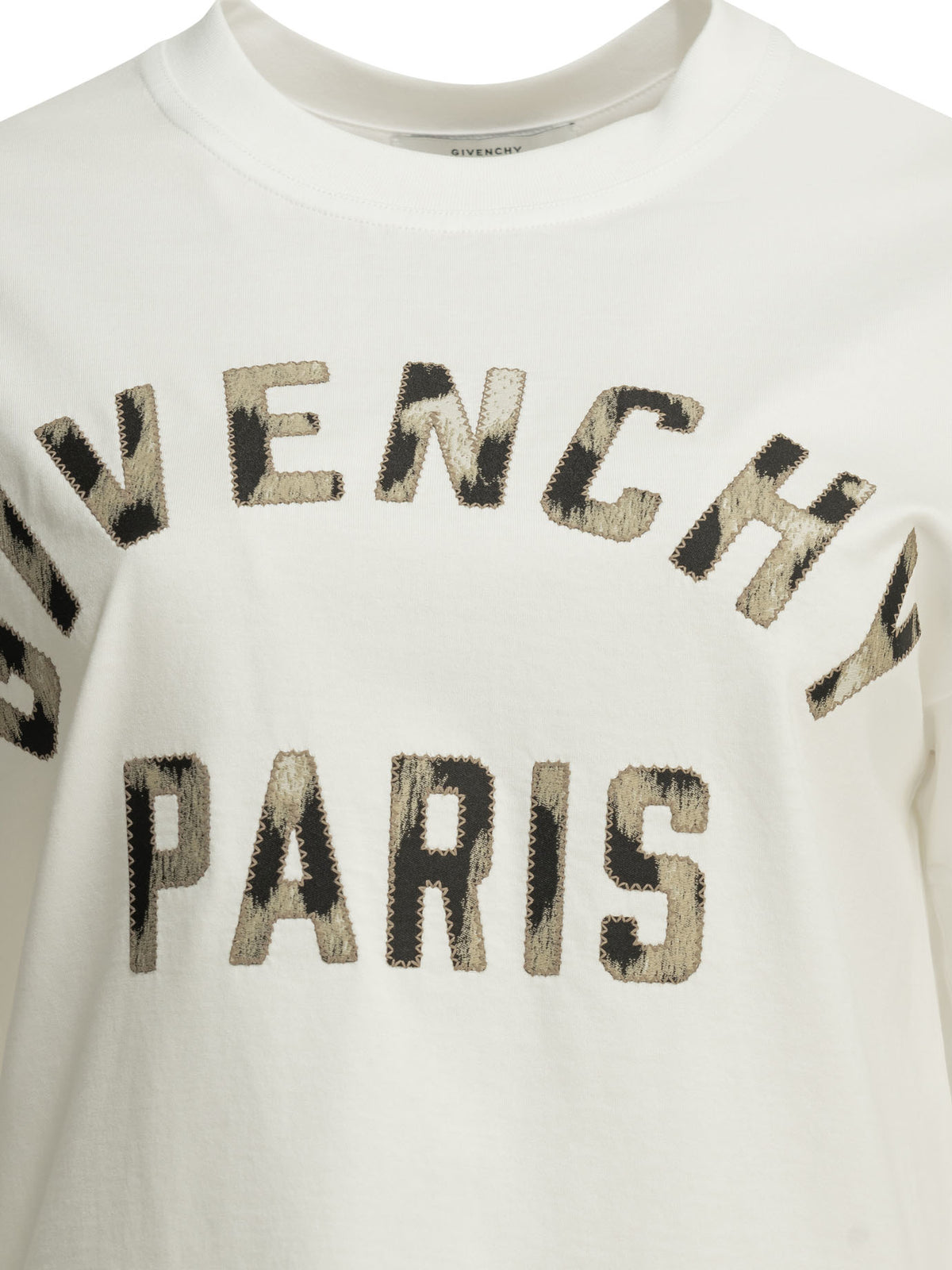 Givenchy "Givenchy Paris" Crew-Neck T-Shirt - White