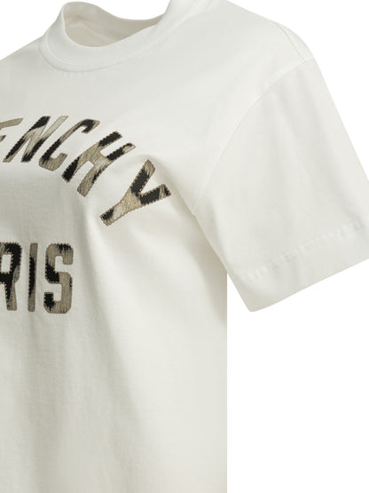Givenchy "Givenchy Paris" Crew-Neck T-Shirt - White